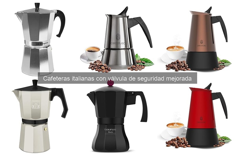 Cómo preparar café en cafetera italiana con válvula de seguridad