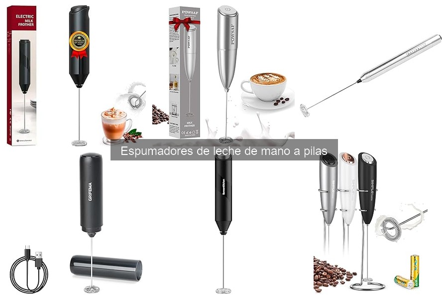 ** Cómo solucionar un espumador de leche de mano que no enciende