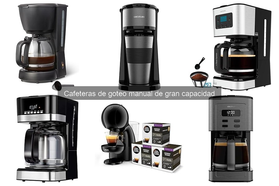 Cómo usar cafetera de goteo manual de gran capacidad