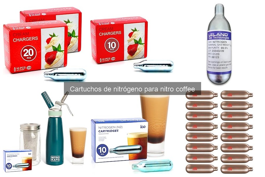 Cómo usar cartuchos de nitrógeno para café nitro