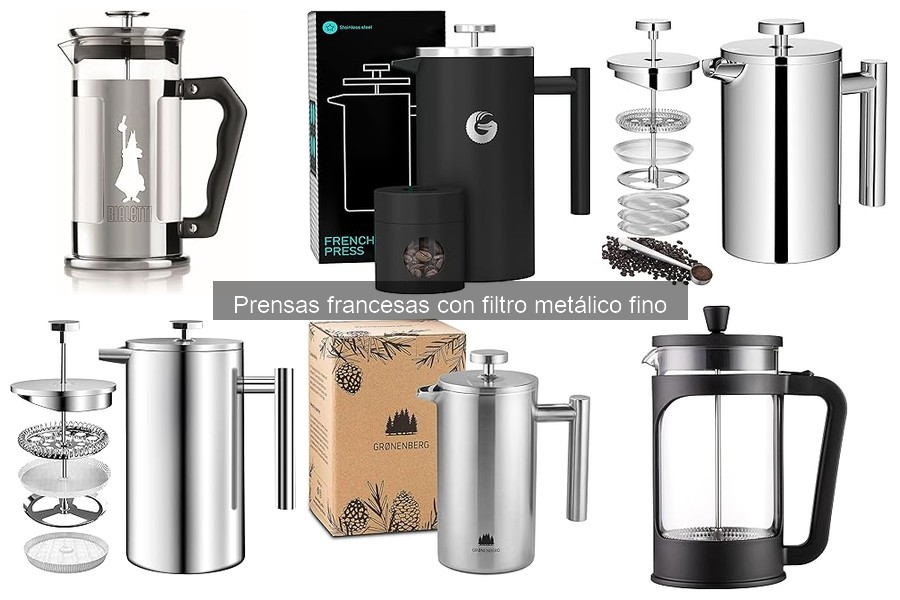 Cómo usar correctamente una prensa francesa con filtro fino