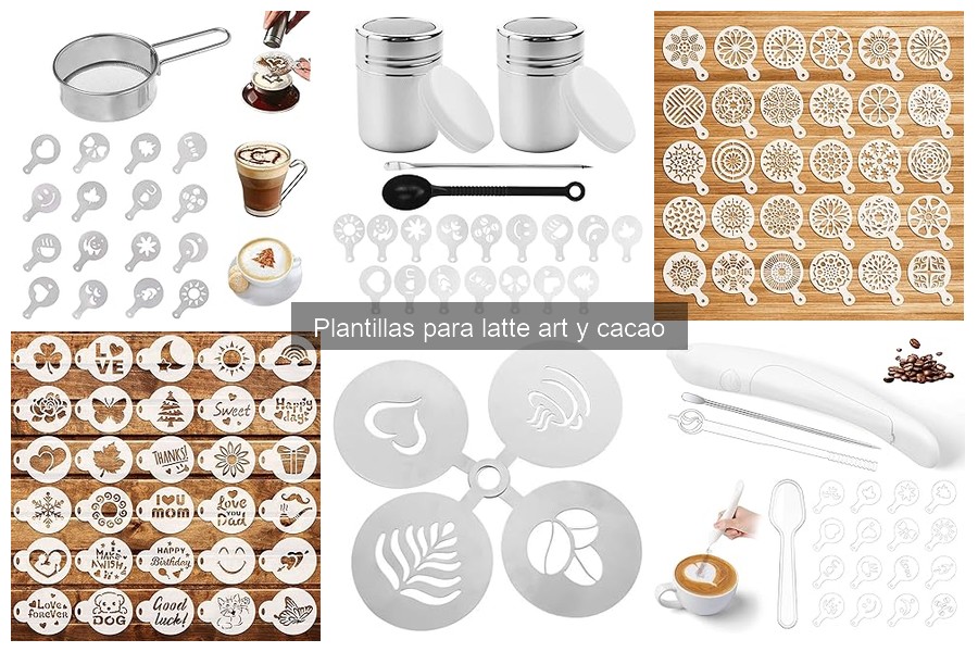 Cómo usar plantillas para latte art: guía práctica