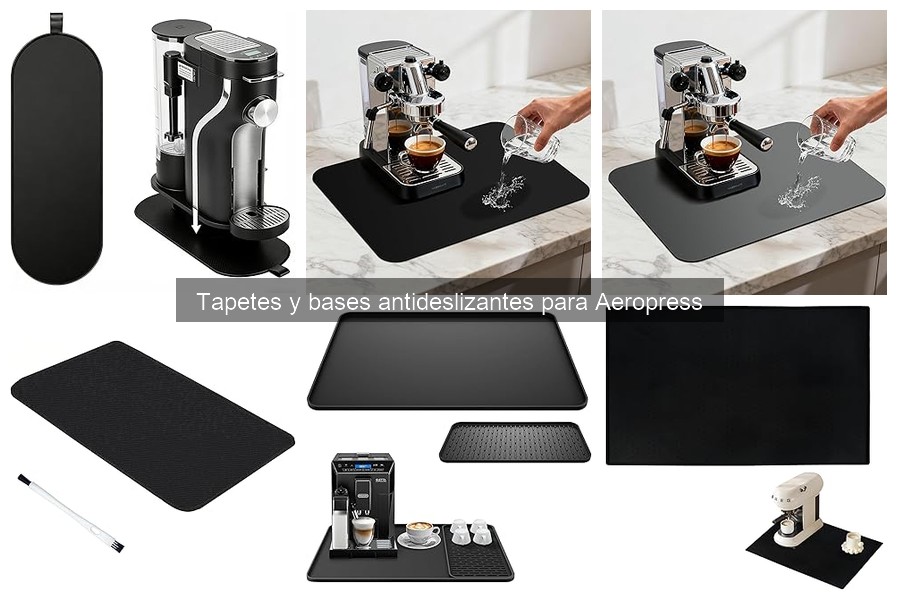 Cómo usar tapetes antideslizantes con Aeropress