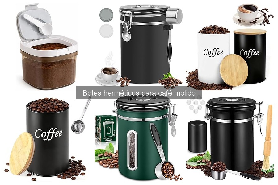 Cómo usar un bote hermético para preservar café molido