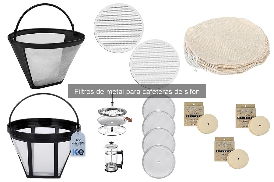 Cómo usar un filtro de metal en tu cafetera de sifón