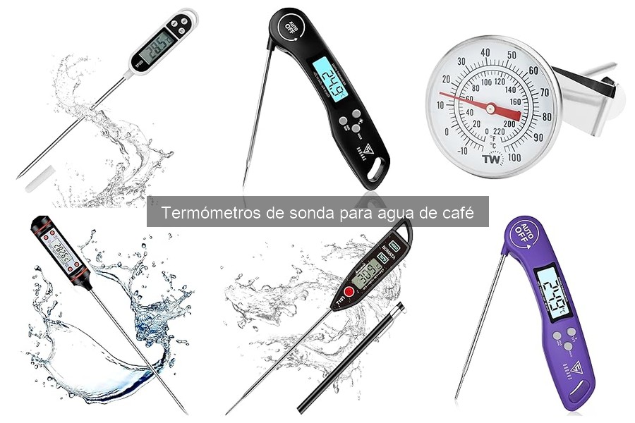 Cómo usar un termómetro de sonda para medir agua de café