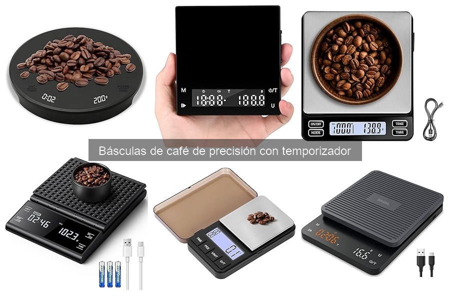 Cómo usar una báscula de café de precisión con temporizador