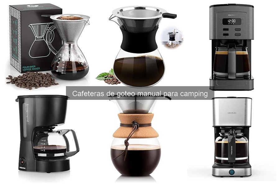 Cómo usar una cafetera de goteo manual en camping