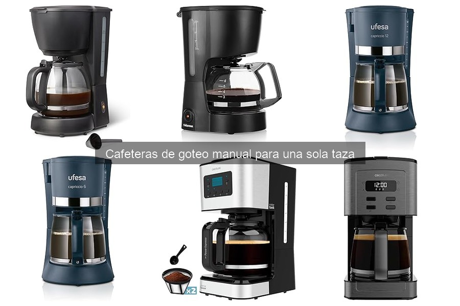 Cómo usar una cafetera de goteo manual para una taza