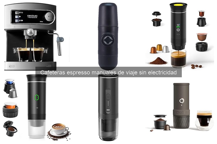 Cómo usar una cafetera espresso manual de viaje