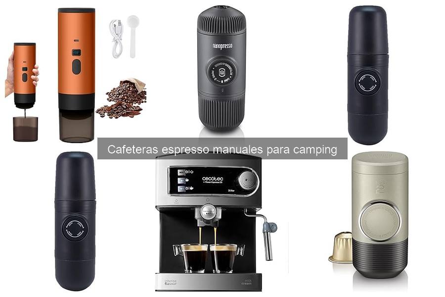 Cómo usar una cafetera espresso manual en camping