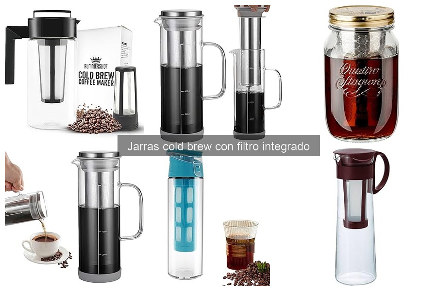 Cómo usar una jarra cold brew con filtro integrado