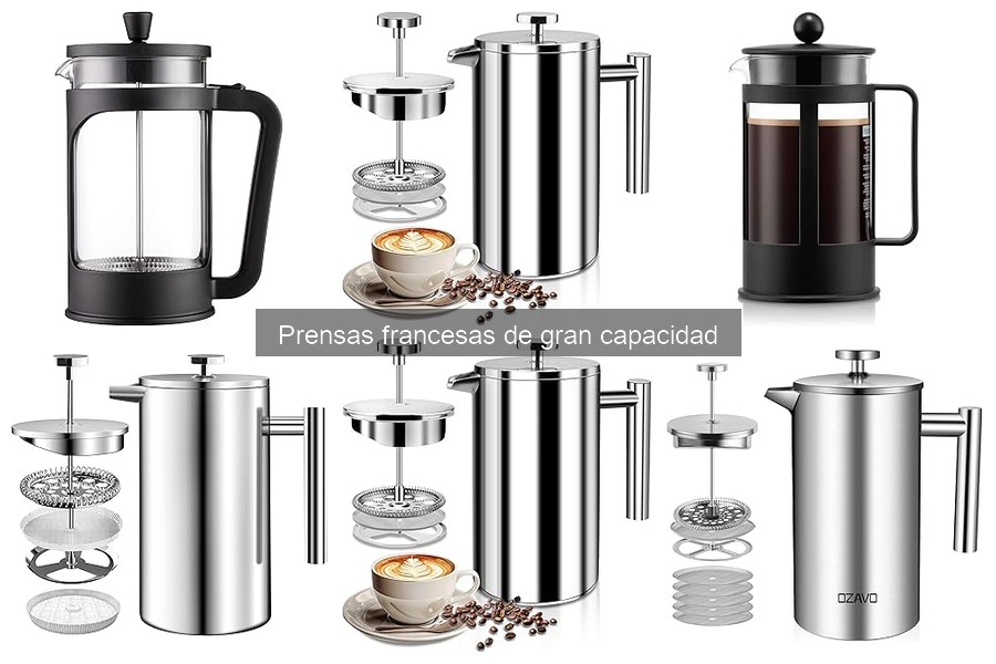 Cómo usar una prensa francesa de gran capacidad eficazmente