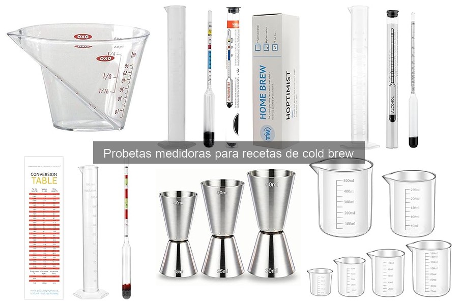 Cómo usar una probeta medidora para cold brew correctamente