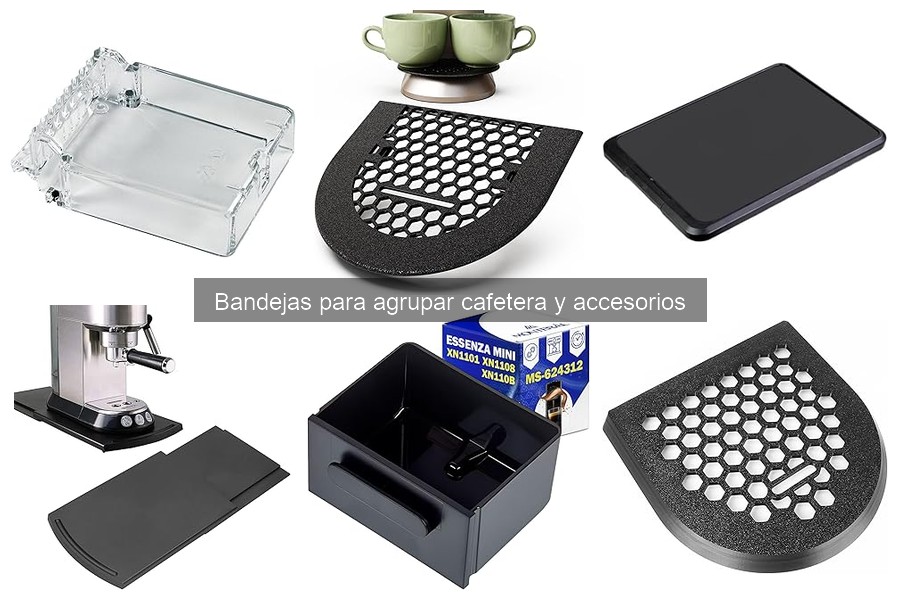 Comparativa: Bandejas de acero inoxidable vs. madera para cafetera
