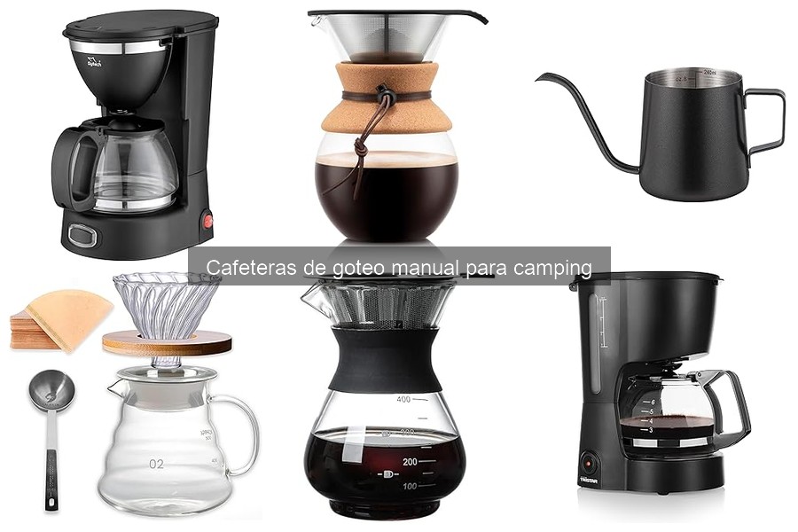 ** Comparativa: Cafetera de goteo manual vs. otras portátiles