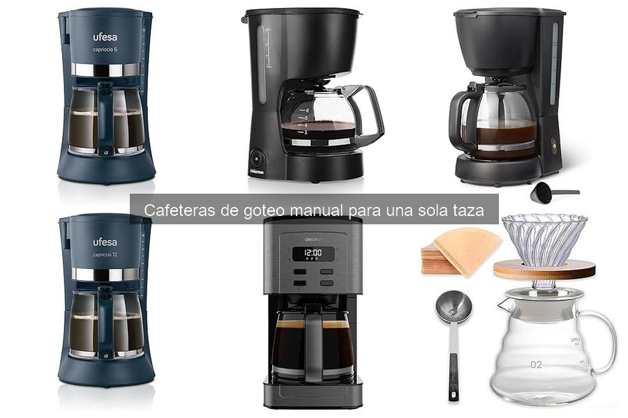 Comparativa: Cafeteras de goteo manual vs. otras máquinas