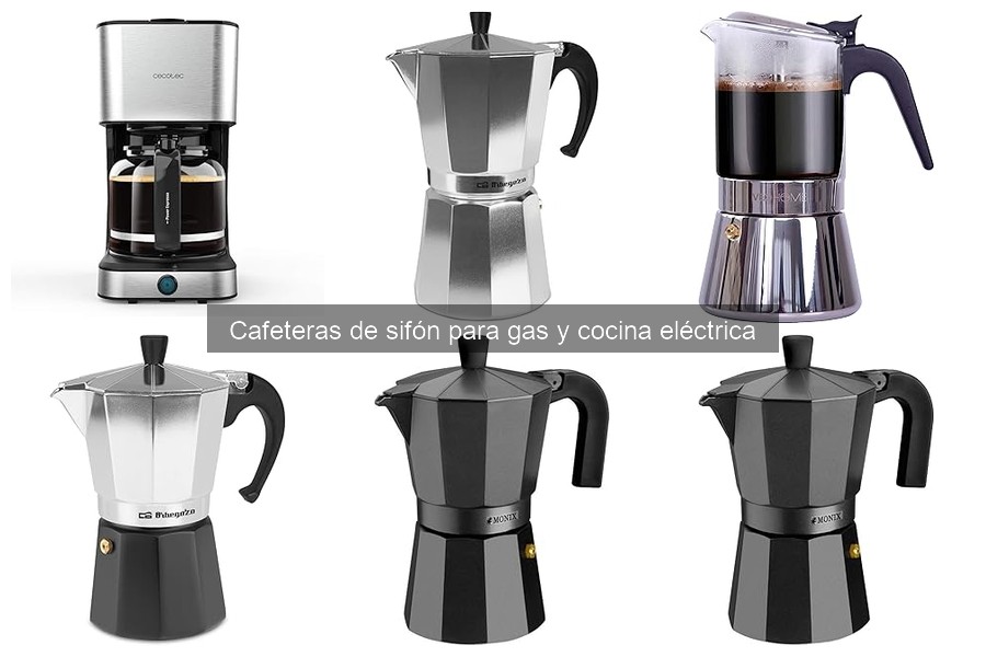 Comparativa de cafeteras de sifón: gas vs eléctricas