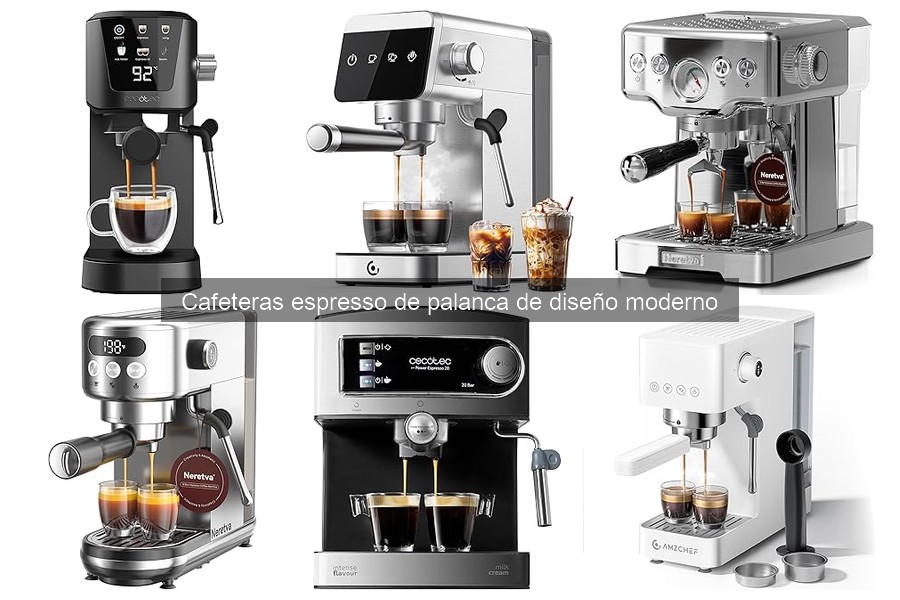 Comparativa de Cafeteras Espresso de Palanca Modernas