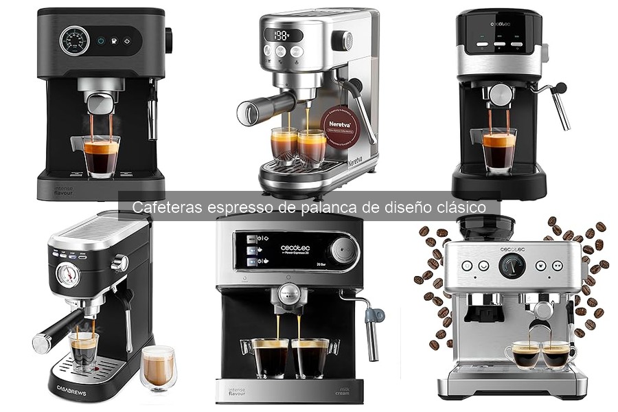 Comparativa de cafeteras espresso de palanca populares