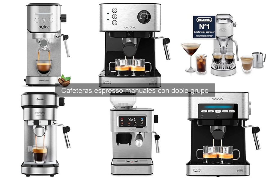 Comparativa de Cafeteras Espresso Manuales con Doble Grupo