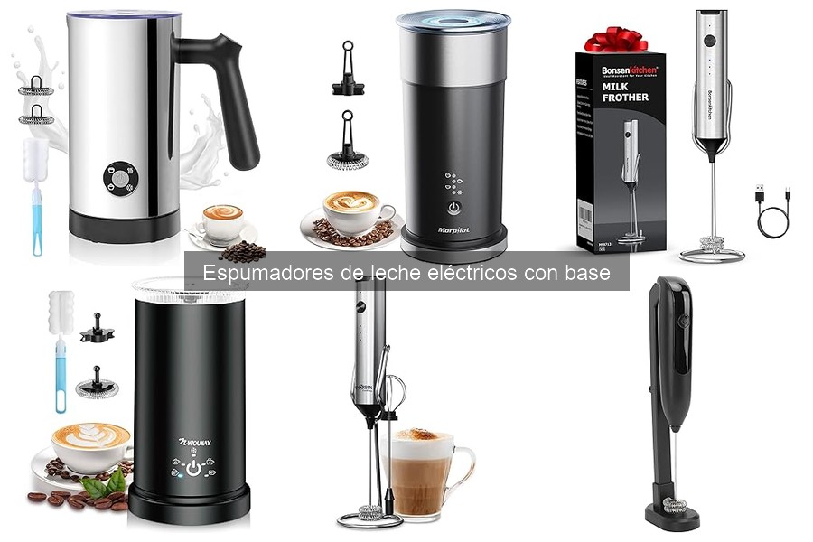 Comparativa de Espumadores de Leche Eléctricos y Manuales