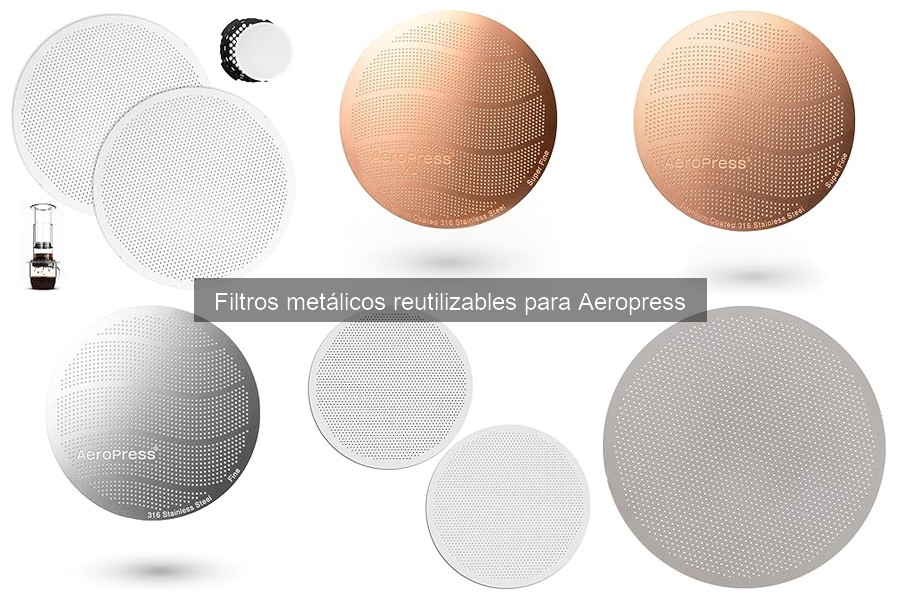 Comparativa de Filtros Metálicos Reutilizables para Aeropress