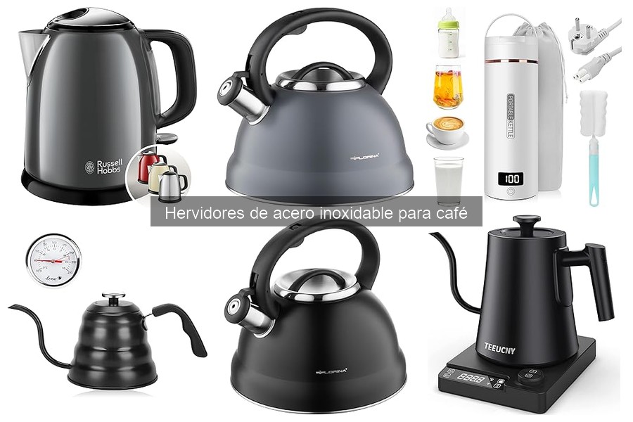 Comparativa de hervidores de acero inoxidable: eléctricos vs manuales