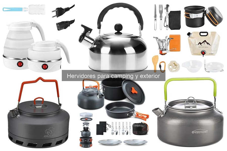 Comparativa de hervidores para camping: marcas populares