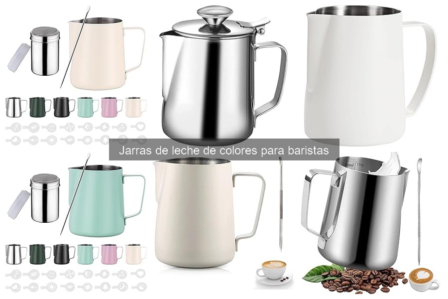 Comparativa de jarras de leche para baristas: Mejores marcas
