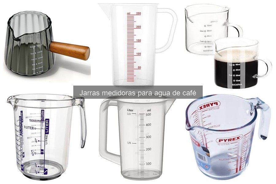Comparativa de jarras medidoras para café y su uso