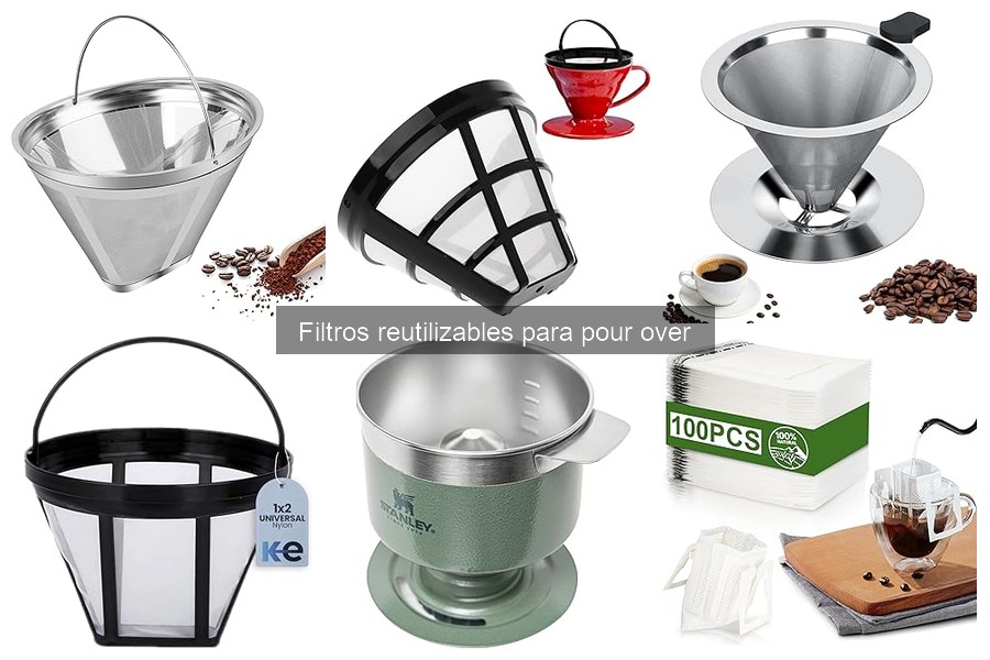 Comparativa de los Mejores Filtros Reutilizables para Café Pour Over