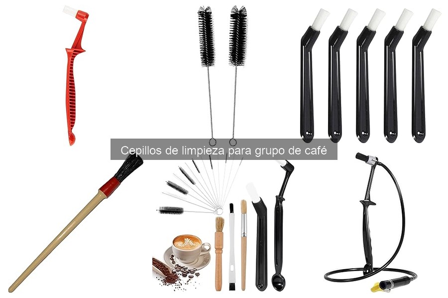 Comparativa de materiales de cepillos de limpieza para café