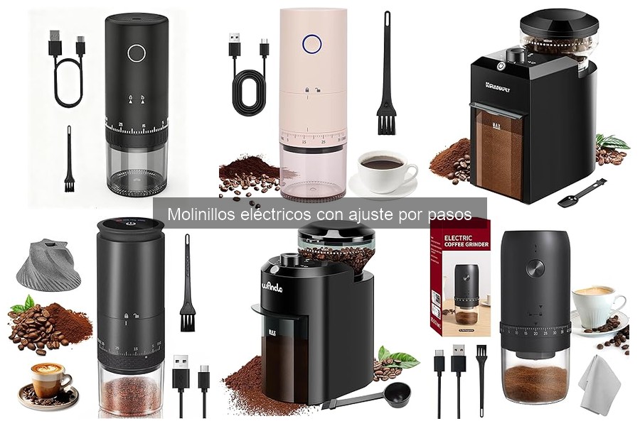 Comparativa de mejores molinillos eléctricos con ajuste por pasos