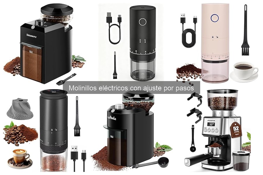 Comparativa de Molinillos Eléctricos con Ajuste por Pasos