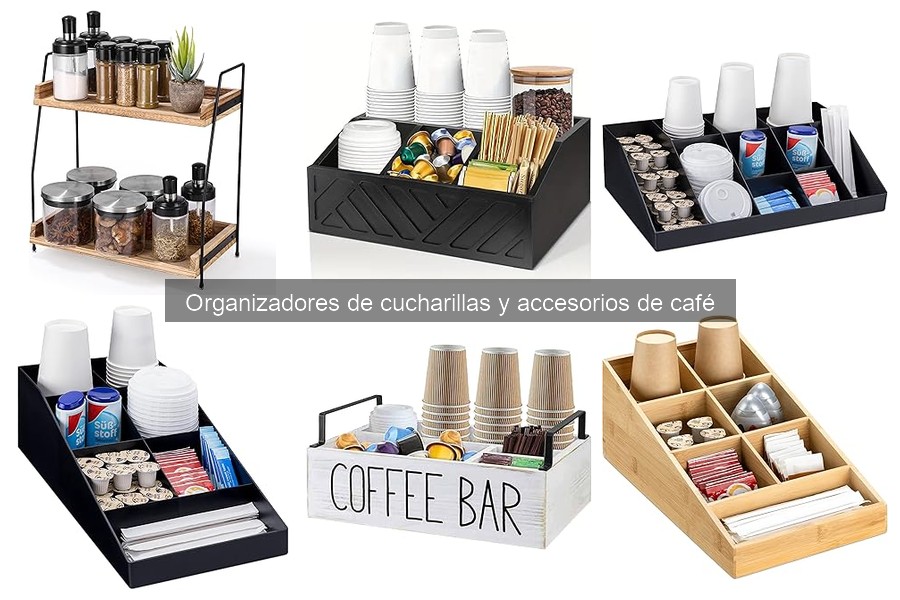 Comparativa de organizadores de cucharillas: madera, plástico y metal