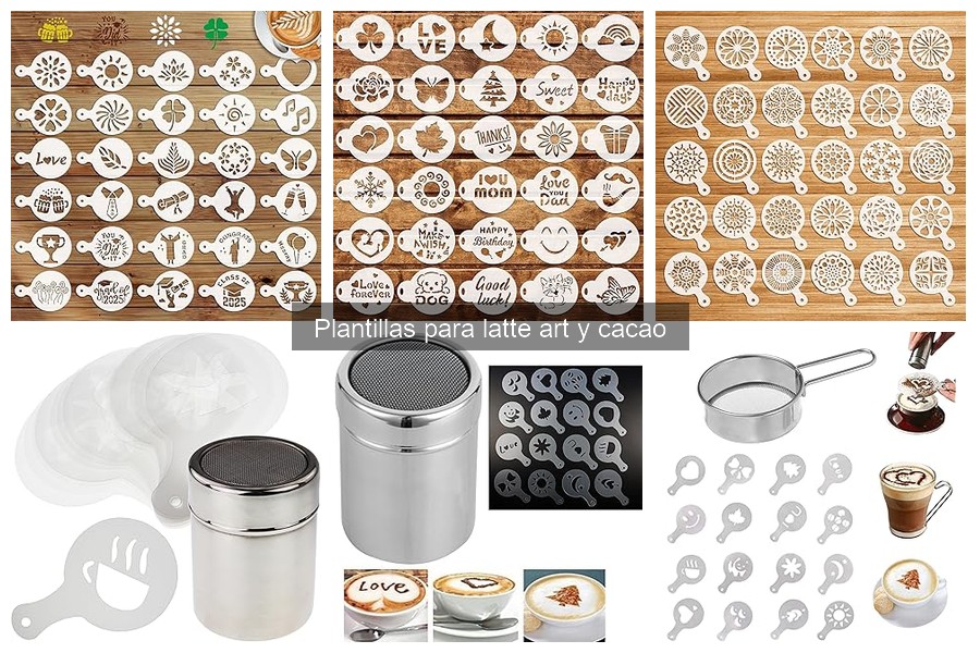 Comparativa de plantillas para latte art: ¿Cuál elegir?