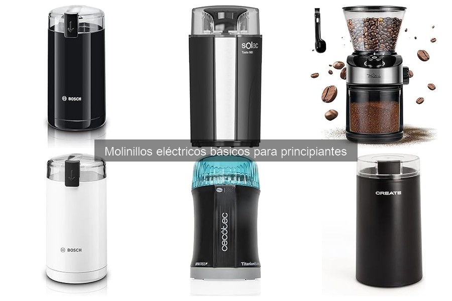 Comparativa de precios de molinillos eléctricos básicos