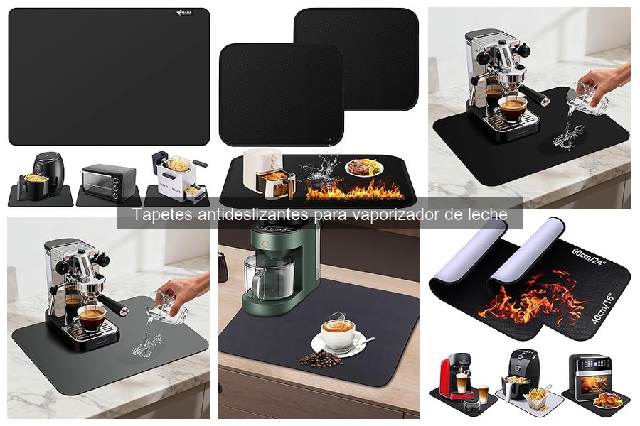 Comparativa de Tapetes Antideslizantes para Vaporizador de Leche
