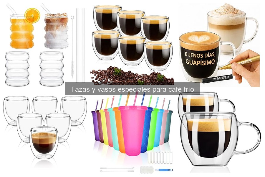 Comparativa de Tazas de Vidrio y Acero Inoxidable para Café Frío