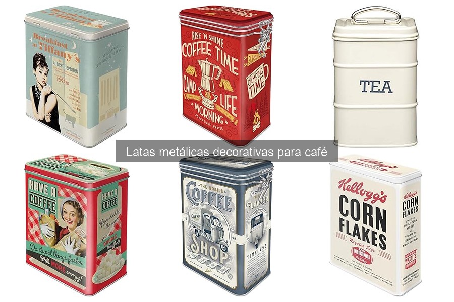 Comparativa: Latas Metálicas Decorativas vs. Otros Envases para Café