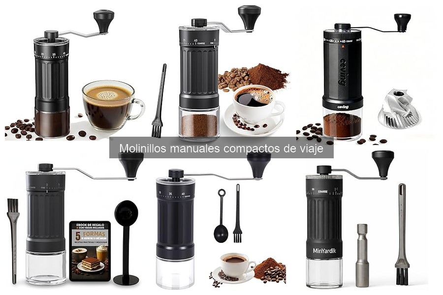Comparativa: Mejores molinillos manuales compactos de viaje