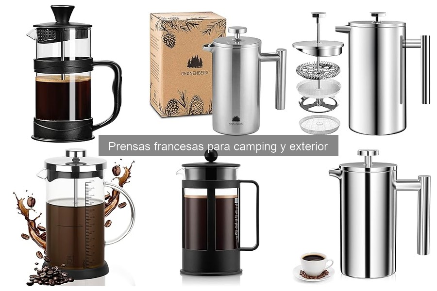 Comparativa: Mejores Prensas Francesas para Camping 2023