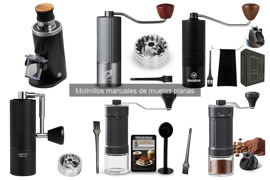 Comparativa: Molinillos Manuales de Muelas Planas vs Eléctricos