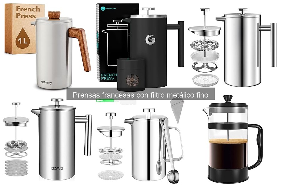Comparativa: Prensas francesas vs Otros Métodos de Café