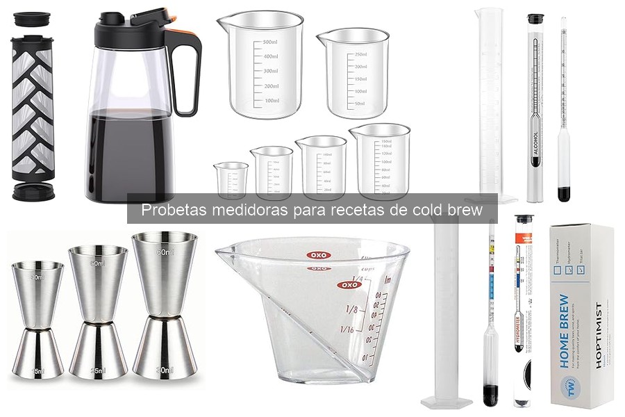 Comparativa: Probetas de vidrio vs plástico para cold brew