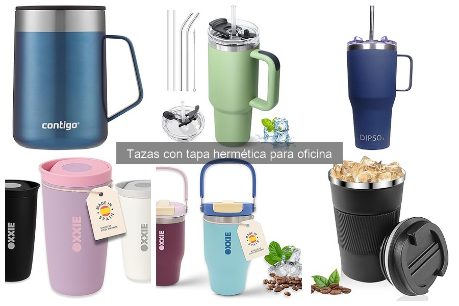 Comparativa: Tazas con tapa hermética para bebidas frías y calientes
