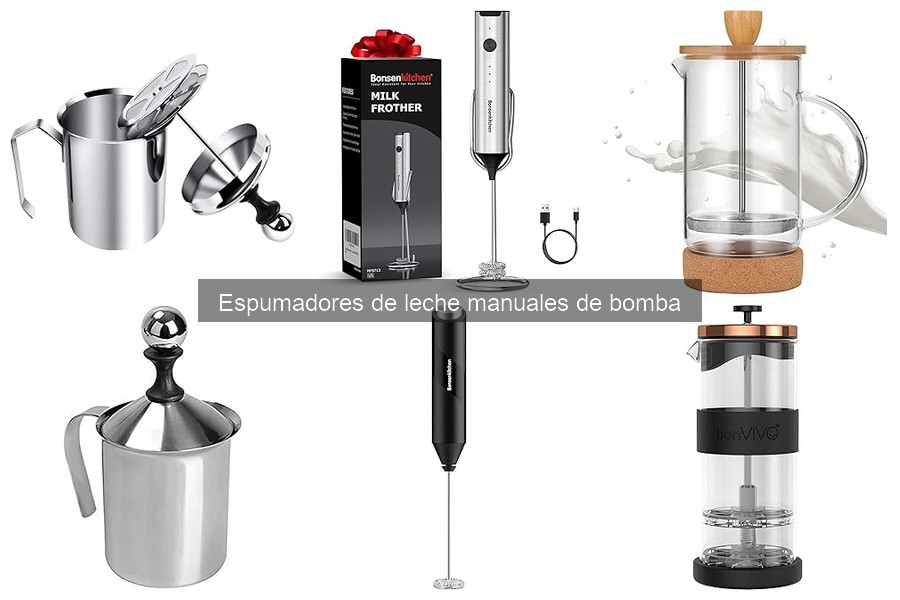 Compra el mejor espumador manual de leche de bomba