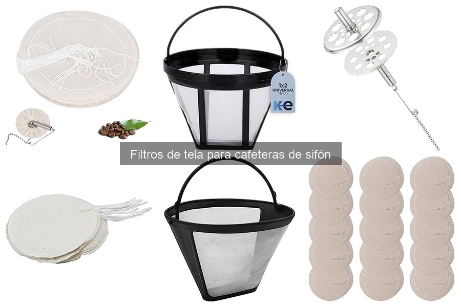 Compra filtros de tela para cafeteras de sifón fácilmente