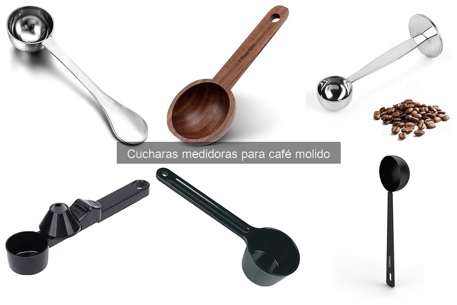 ¿Cuánto café molido hay en una cucharada?